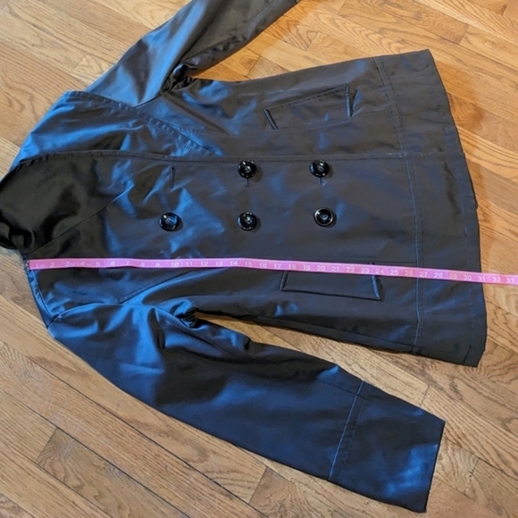 apt. 9 Large Shiny Gray Peacoat - Picture 10 of 11